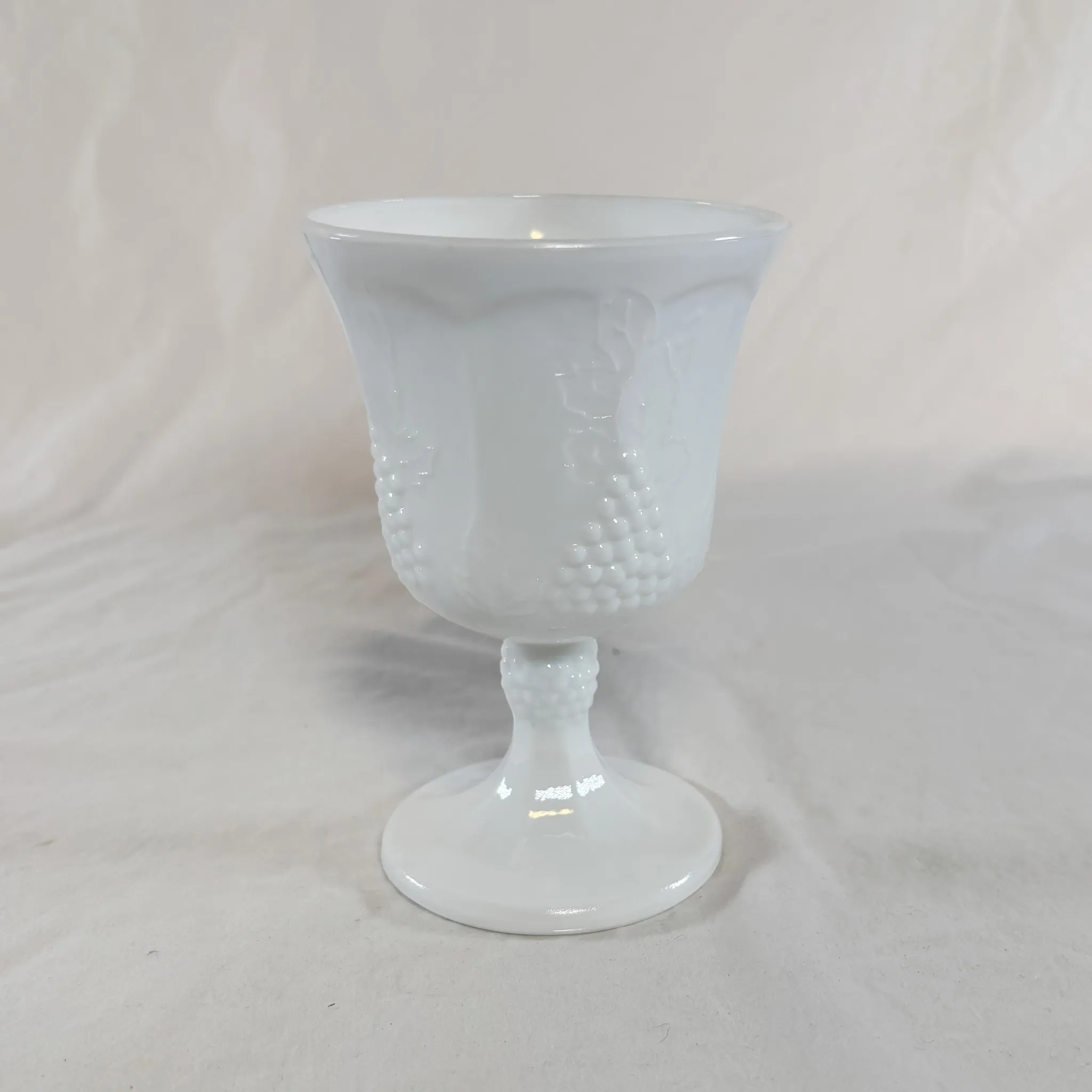 Vintage White Goblets
