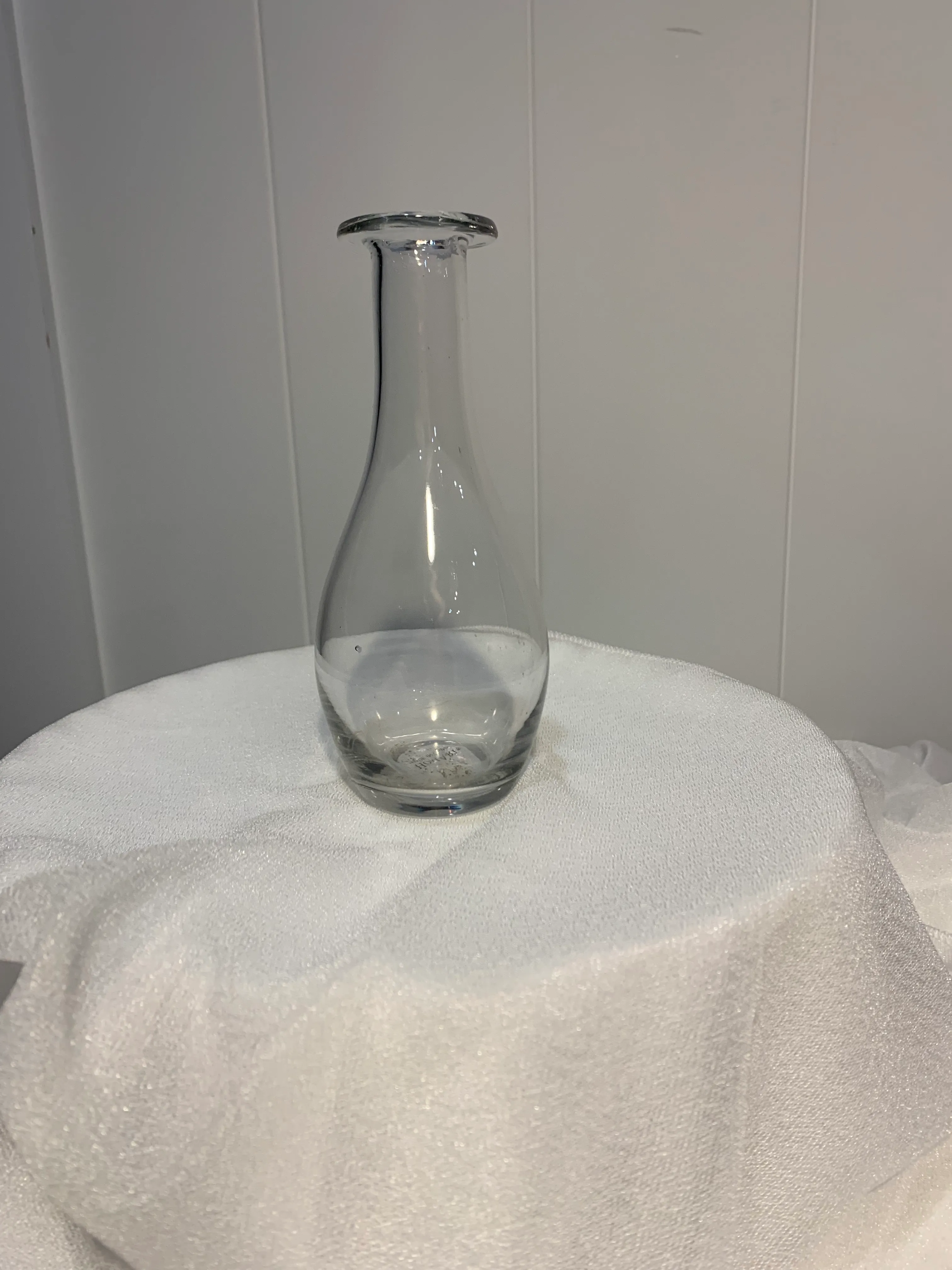 Glass bud vase