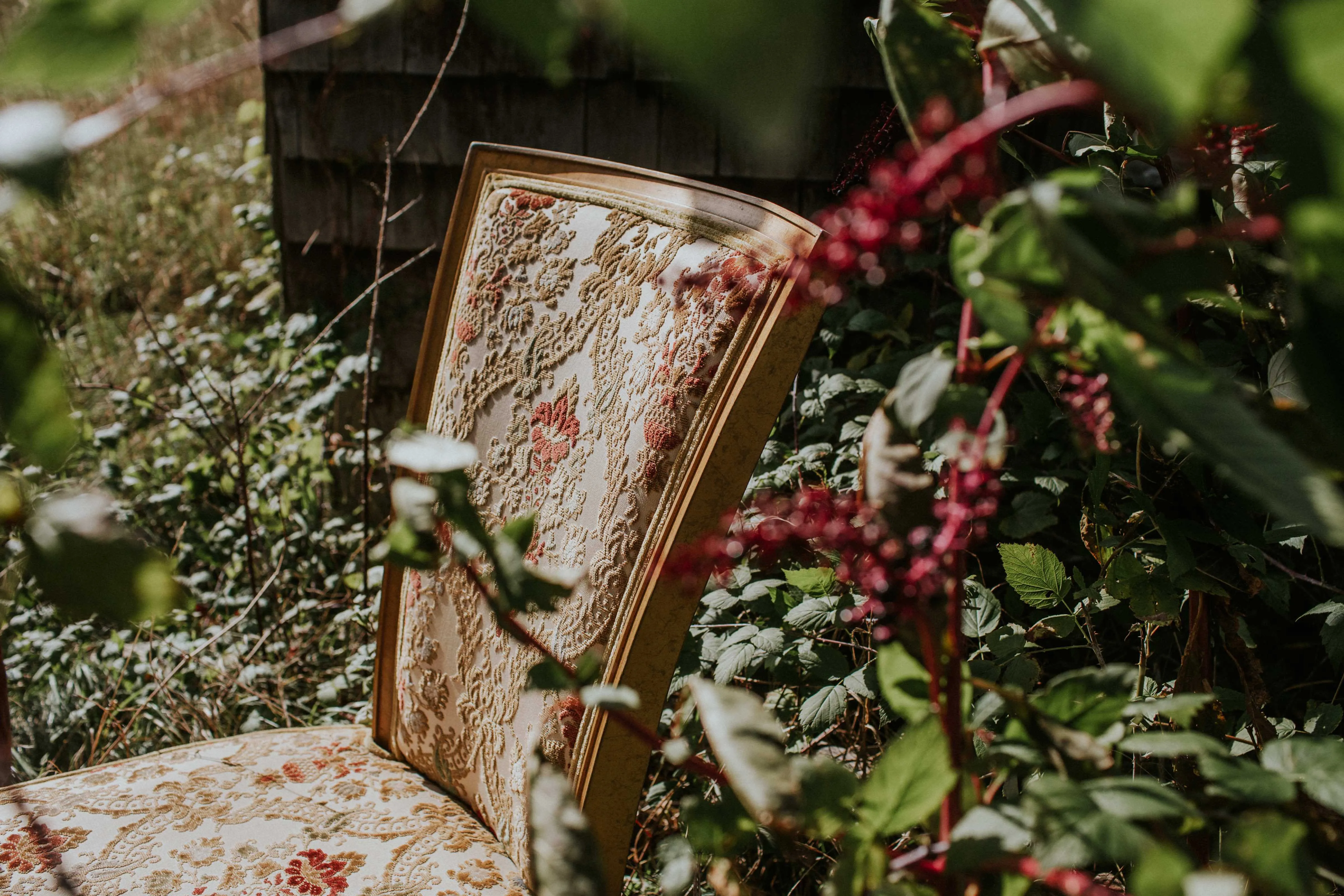 Blissful Gold Chair