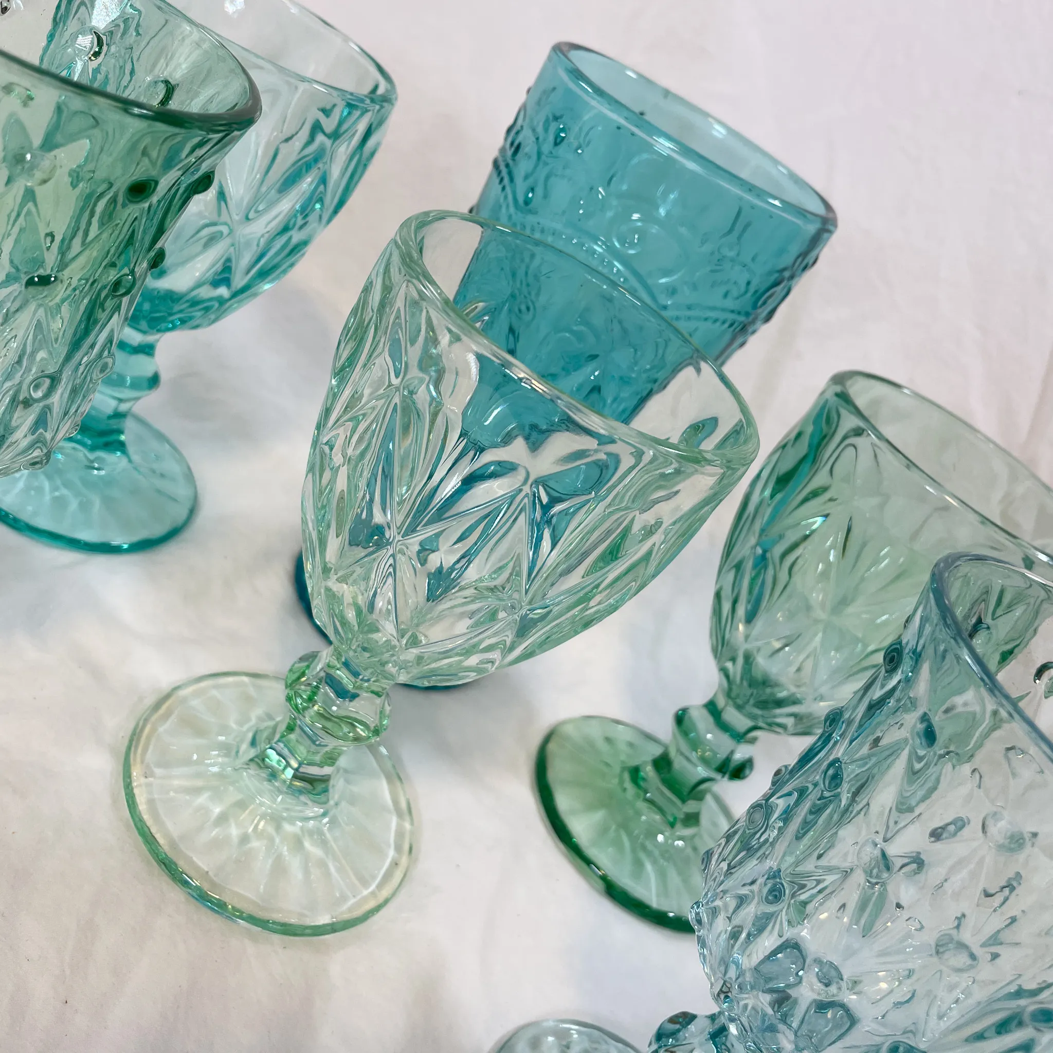Sea Glass Goblets