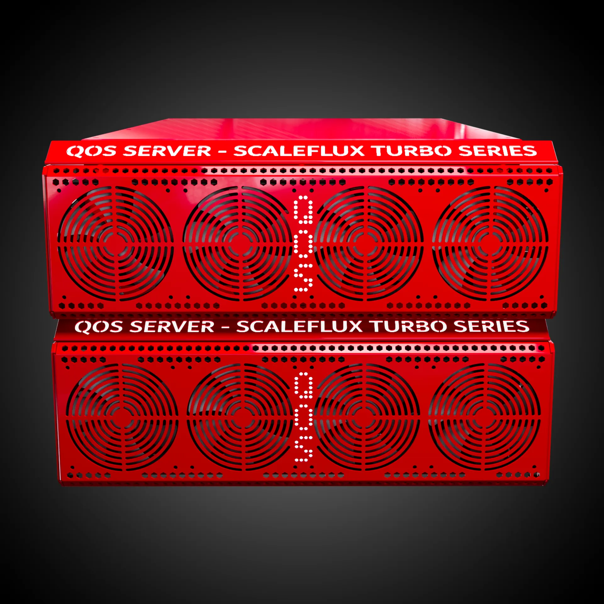 QOS-ScaleFlux™ Production SAN Box™ Super-Workstation 8 Bay Flash System 