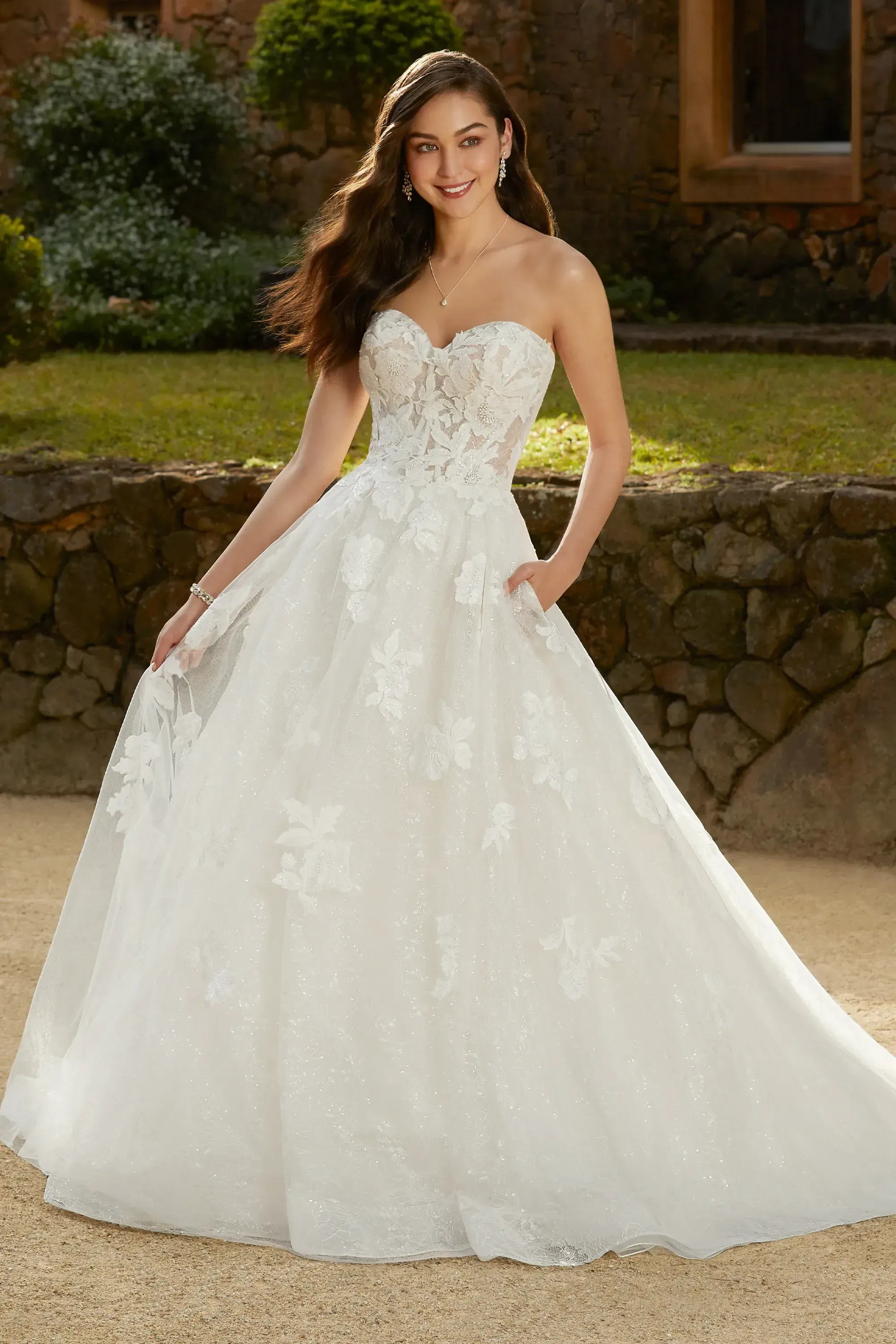 SOPHIE TOLLI Lace Wedding Dress 