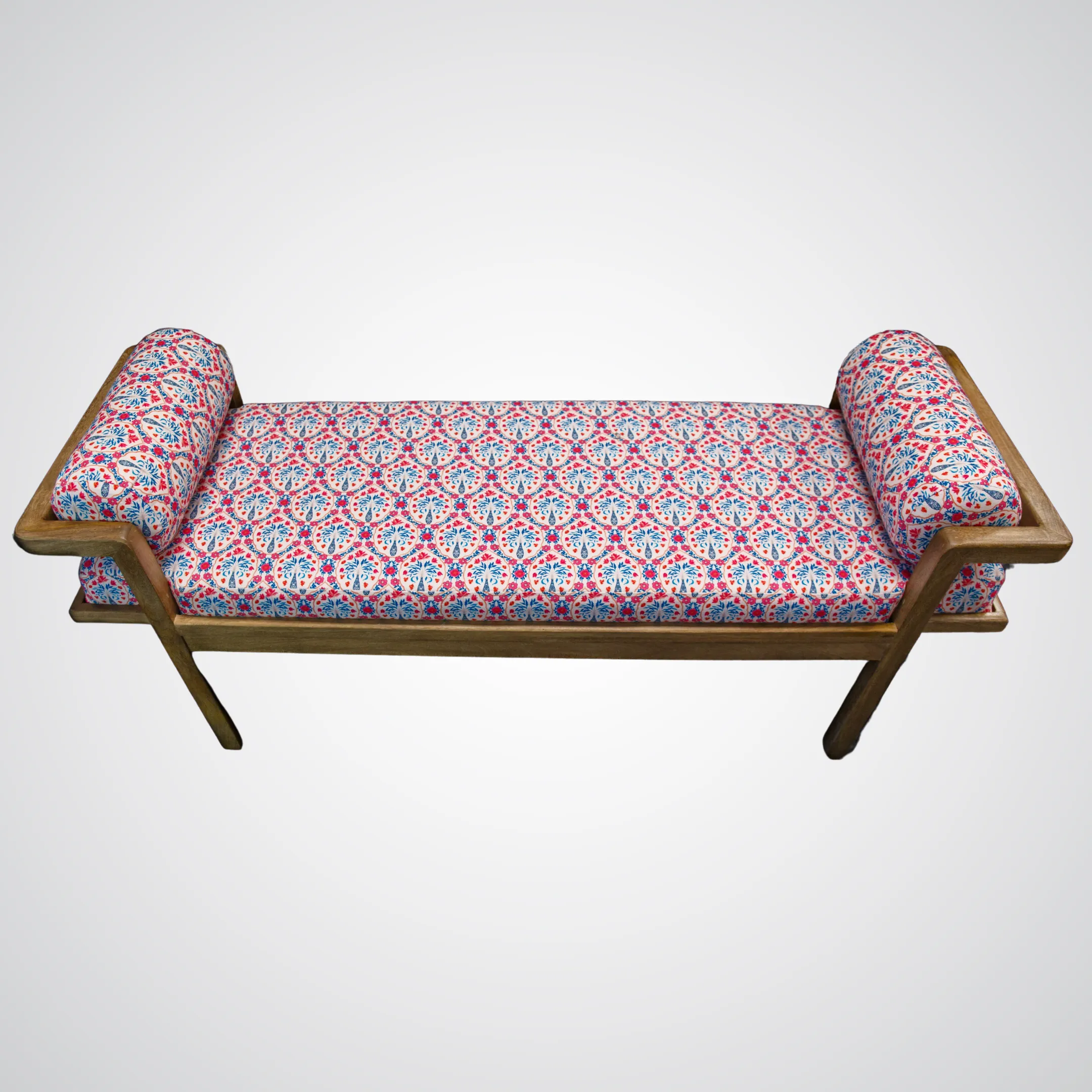 Pink and Blue Bench