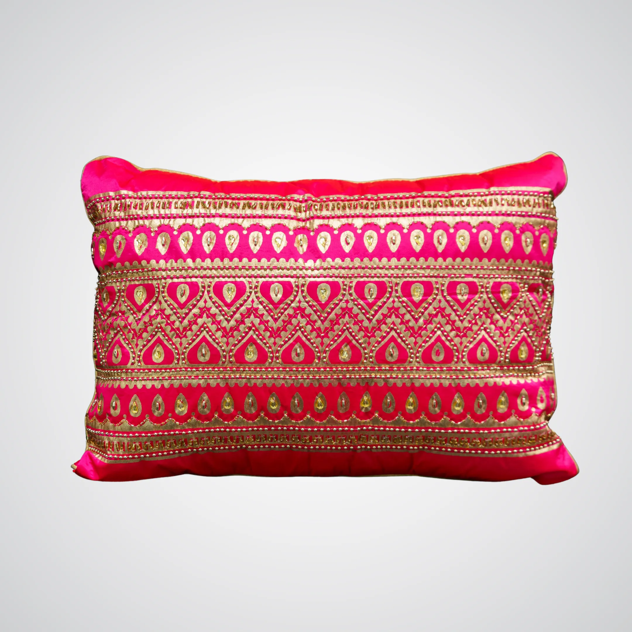 Pink and Gold Pillow