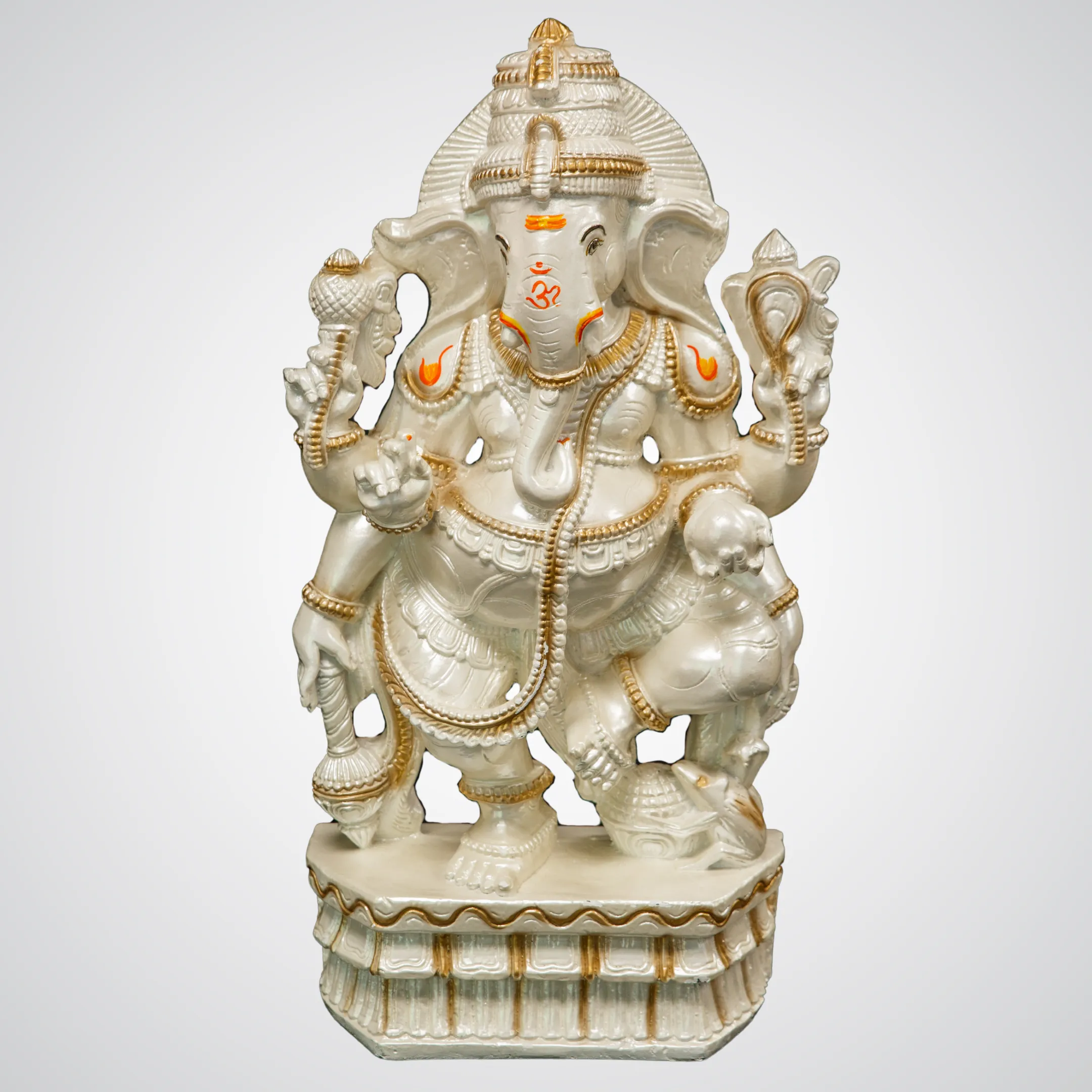 Tall White Ganesh