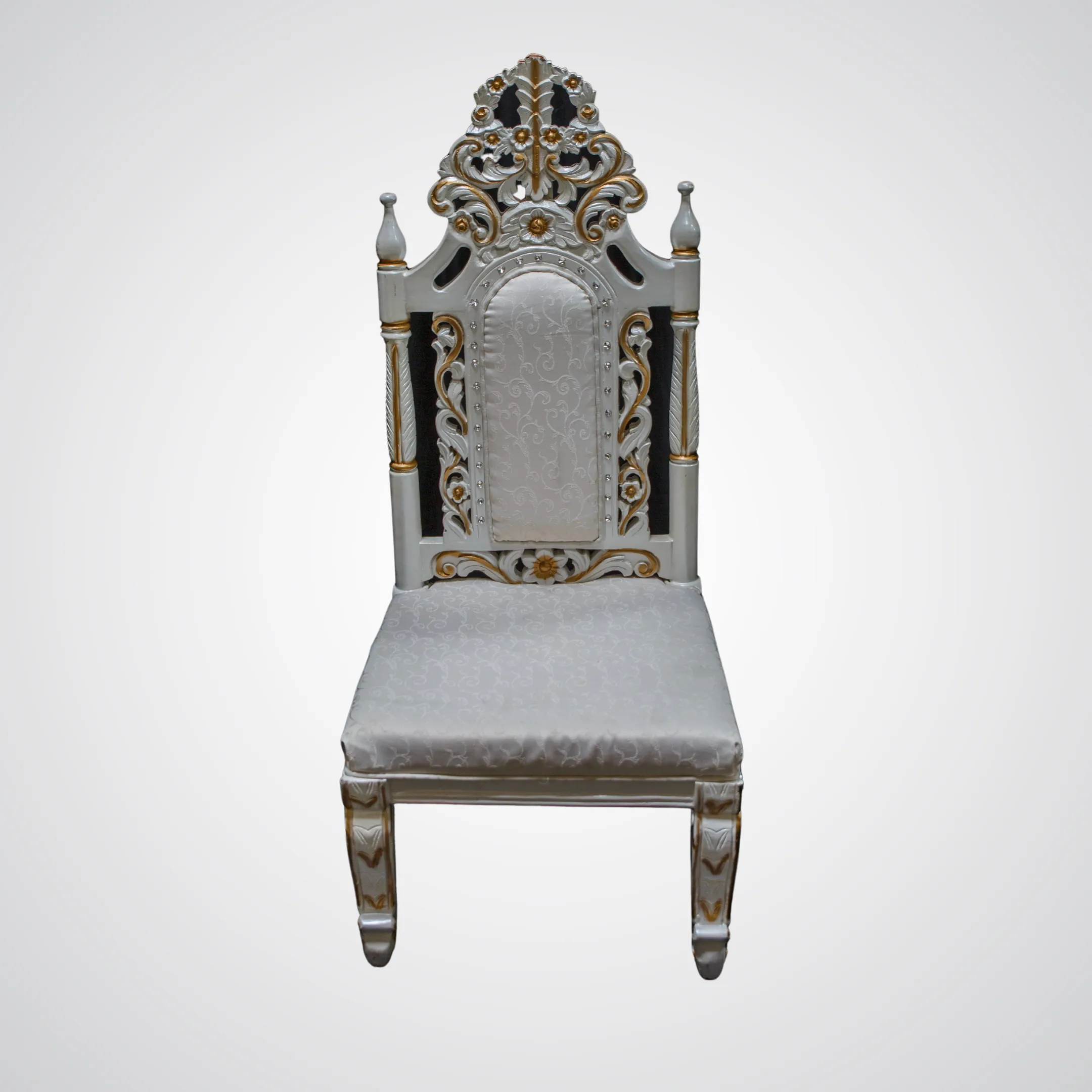 White and Gold Chair