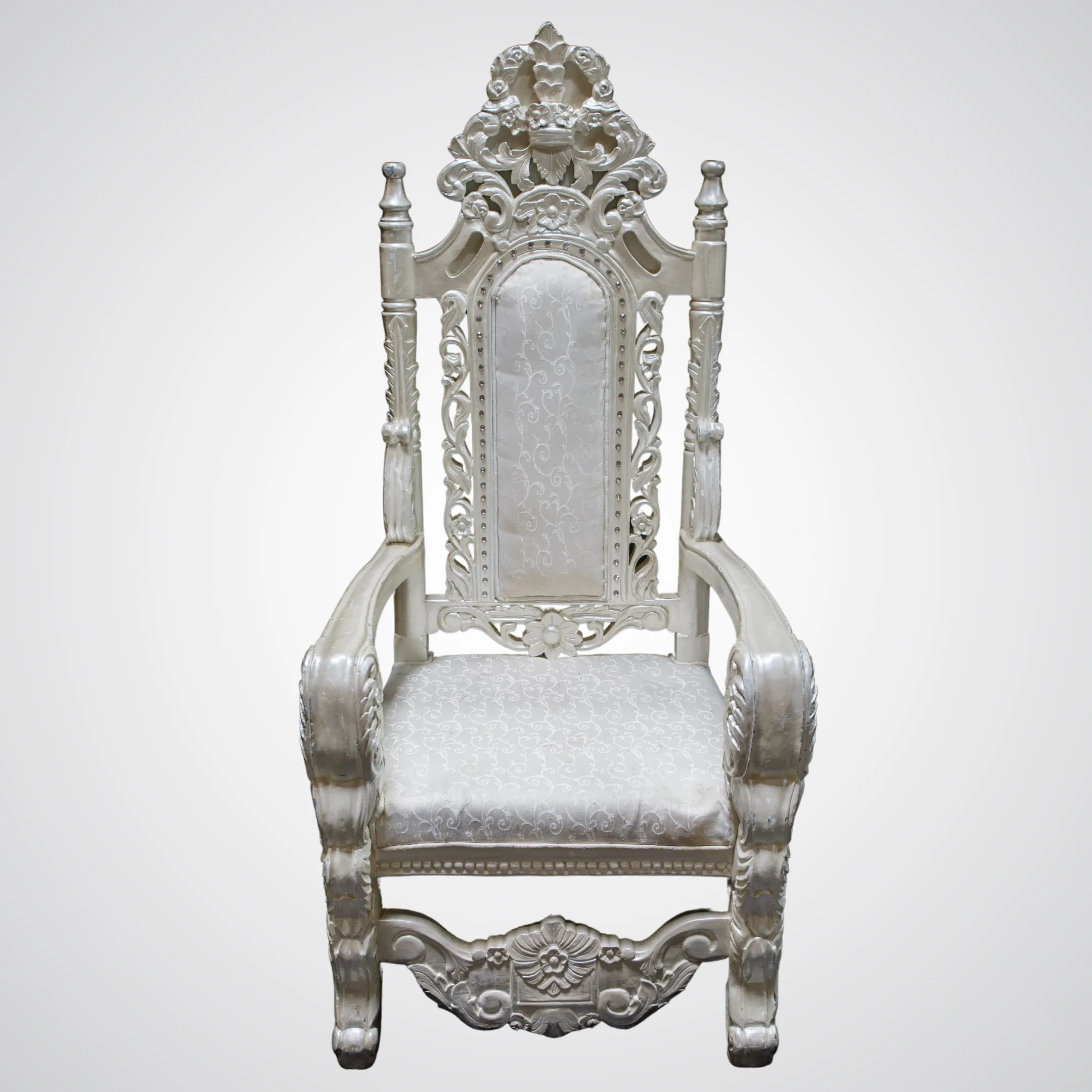 White Chair with Arms