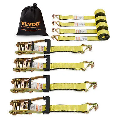 Heavy Duty Ratchet Straps x 4