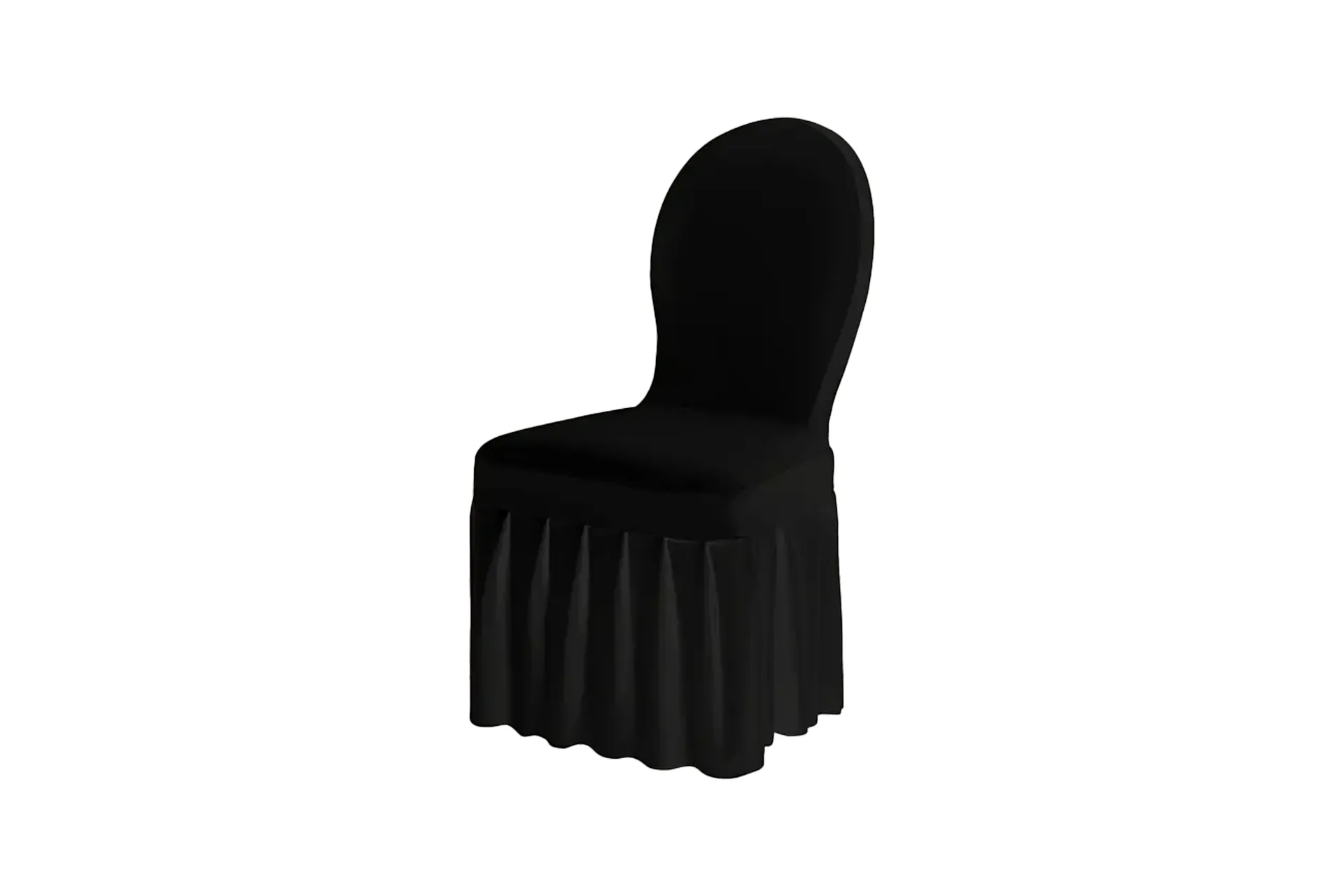Stuhlhusse Spandex schwarz