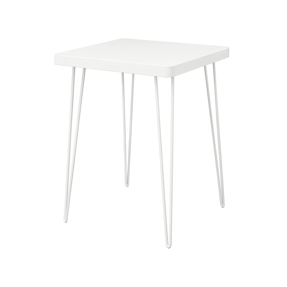 Hairpin Bar Table Square White