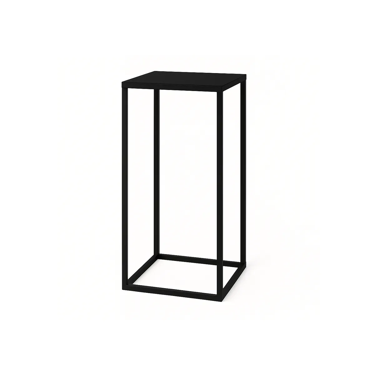 Bar Table Square Black