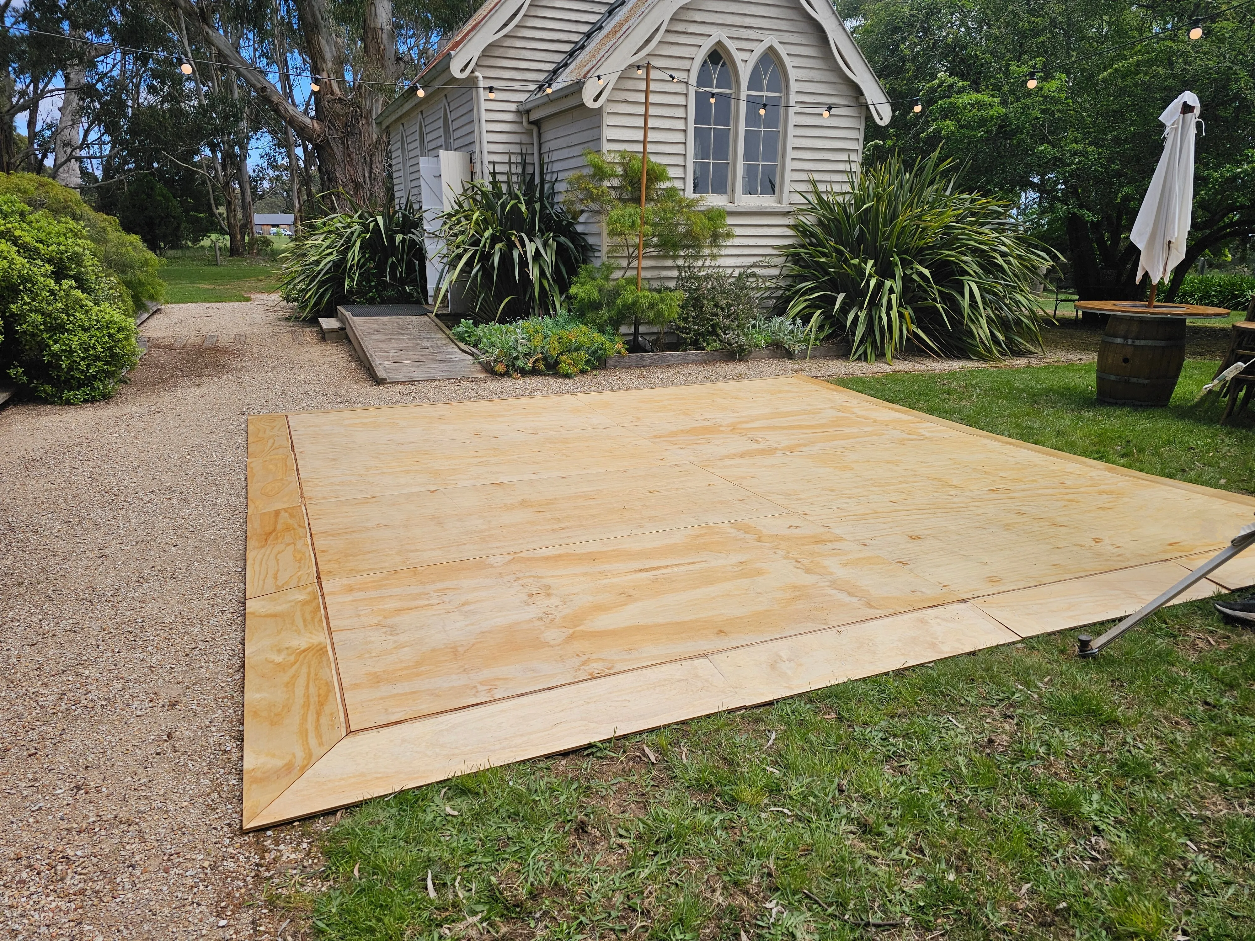 Dance Floor Timber Outdoor