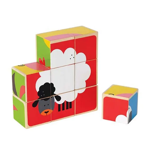 Hape Farm Animal Block Puzzle 