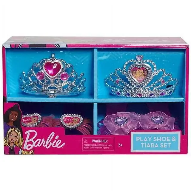 Barbie Play Shoe and Tiara Set