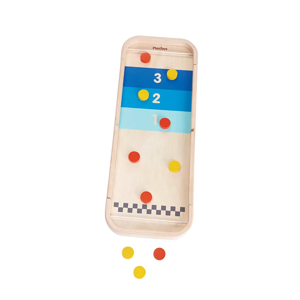 PlanToys 2-in-1 Shuffleboard Game