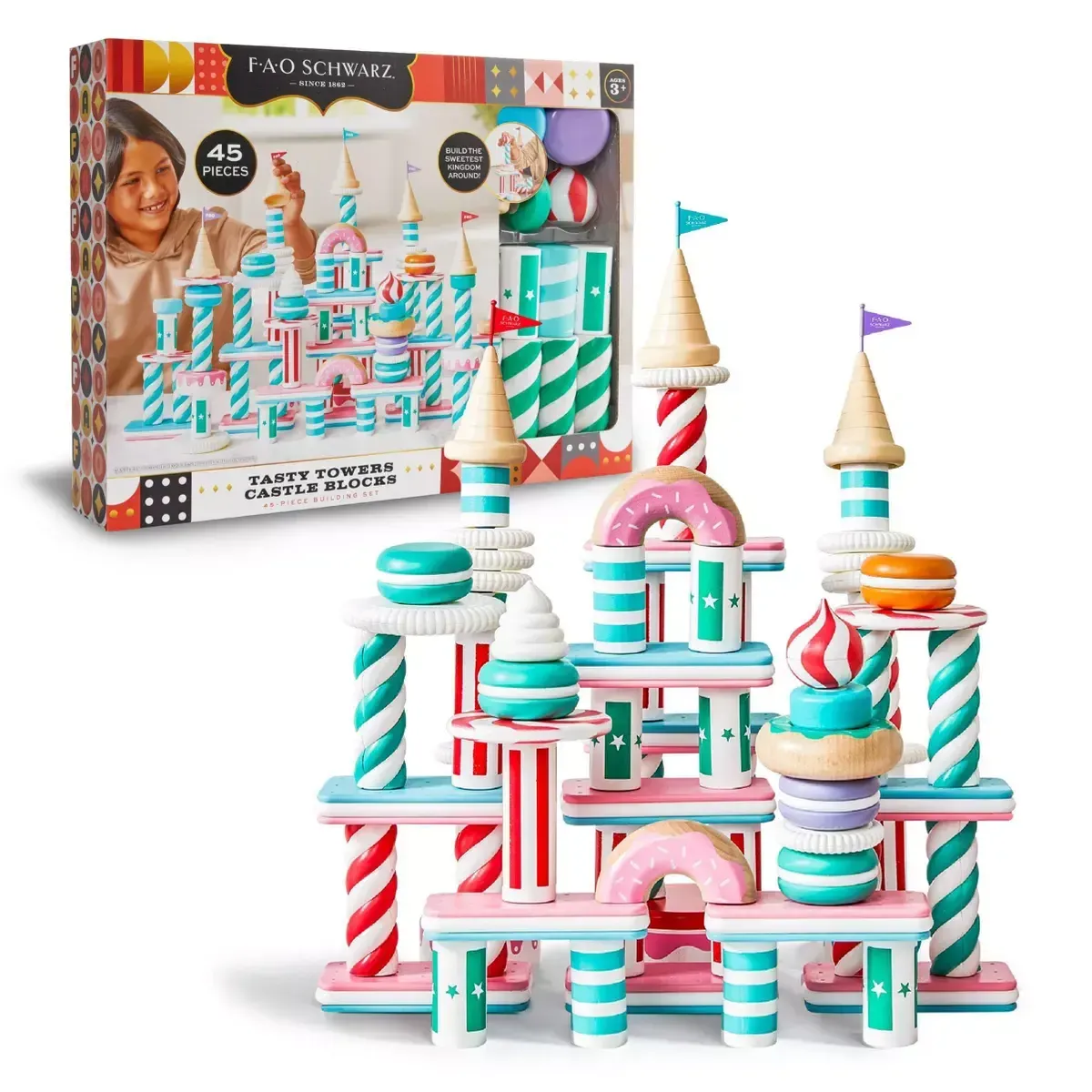 FAO Schwarz Tasty Towers Castle Blocks