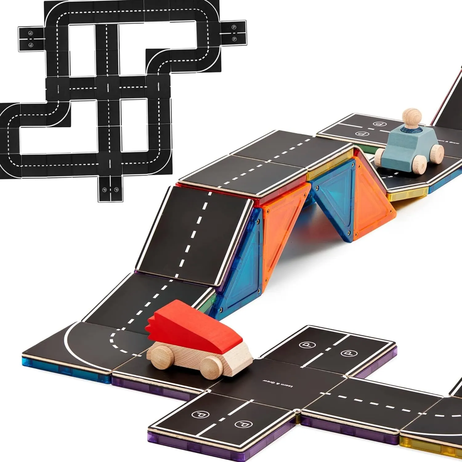 Learn and Grow Magnetic Road Toppers