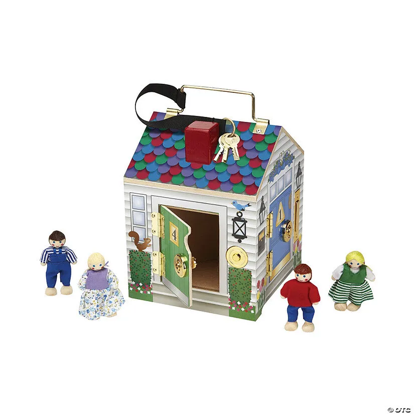 Melissa & Doug Wooden Doorbell House