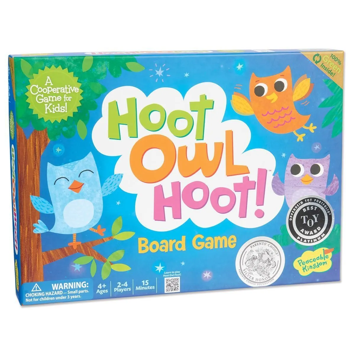 Peaceable Kingdom Hoot Owl Hoot Board Game