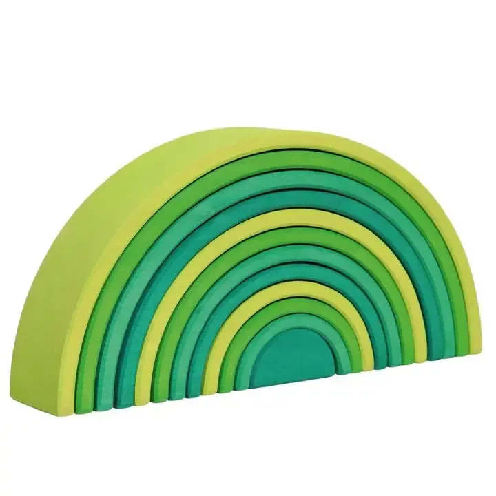 Grimm’s Meadow Green Wooden Rainbow Tunnel