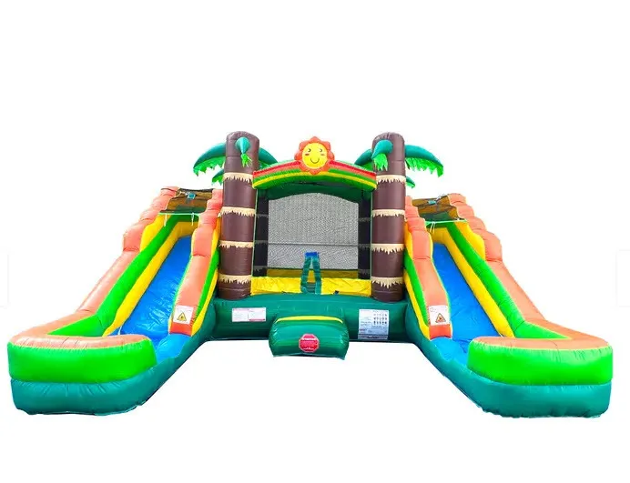 Island Combo Slide and Bounce House