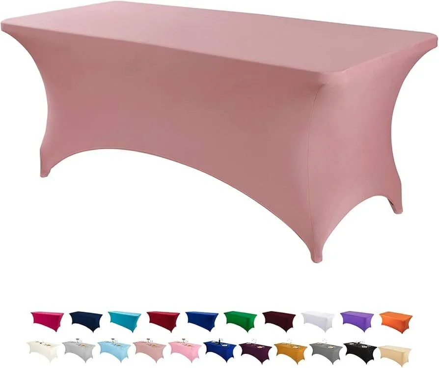 8ft Rectangular Stretch Spandex Tablecloth