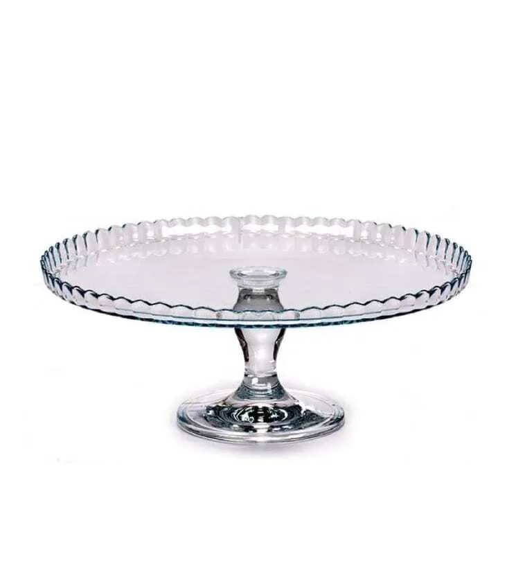Présentoir à gâteaux en verre pour buffet