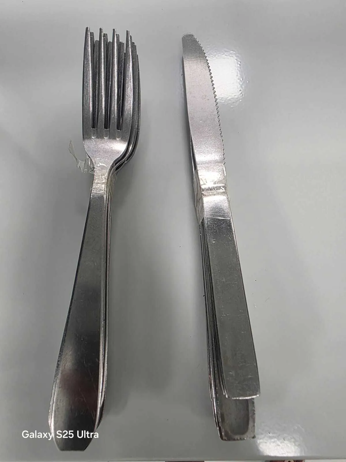 Lot de 10 couverts en inox - 