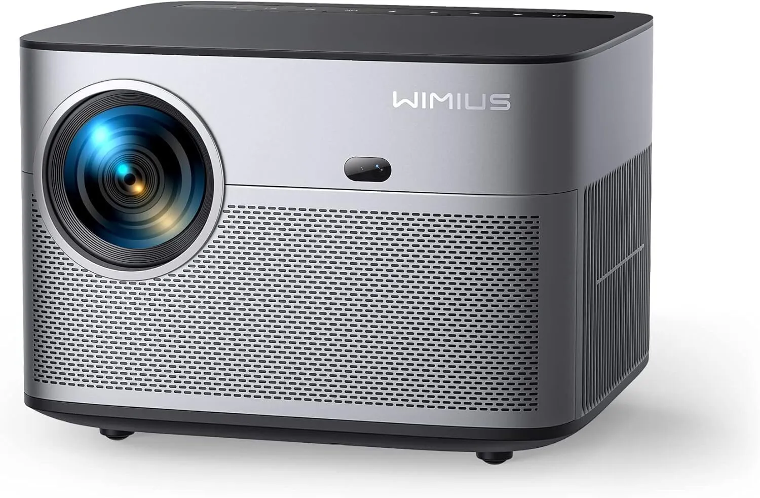 Vidéoprojecteur 4K WiFi Bluetooth, 28000 Lumens Full HD 1080P WiMiUS Vidéoprojecteur WiFi6 4K Supporté Projecteur Home Cinéma 400'' pour iOS/Android/TV Stick/PS5 HDMI AV USB