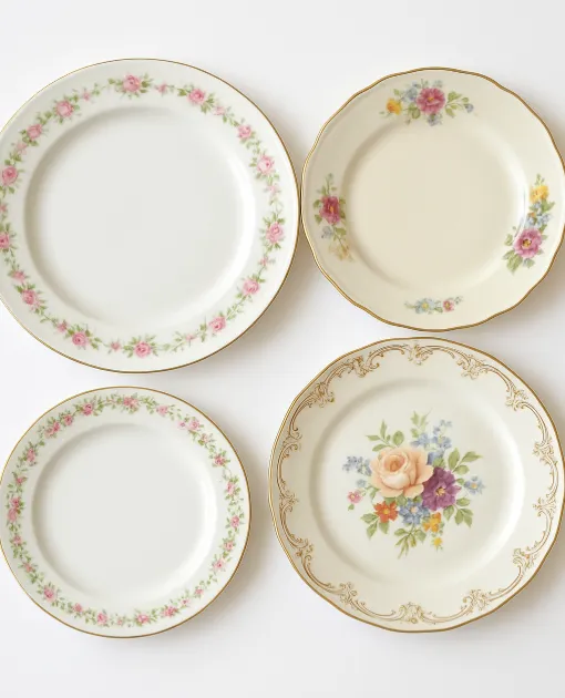 Vintage Mix Dinner Plates