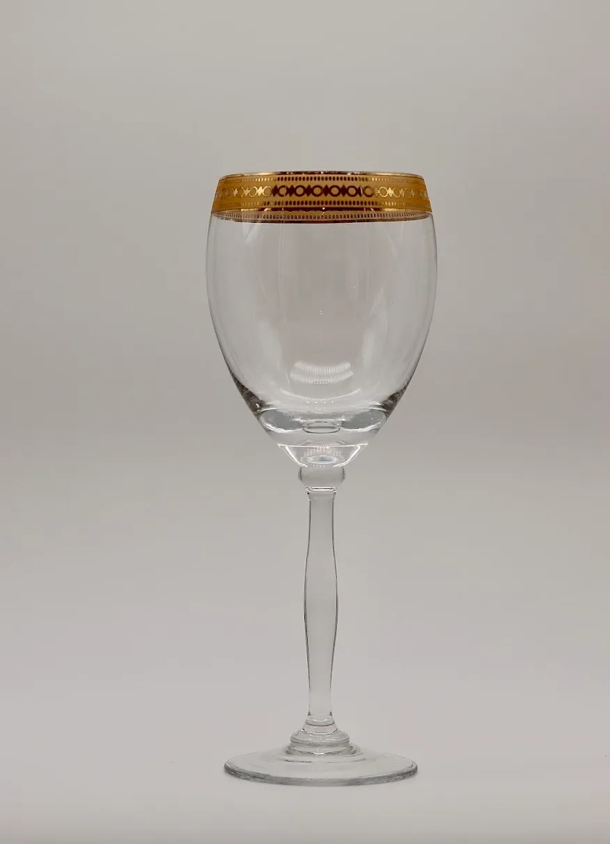 Imperial Gold Rimmed Wine