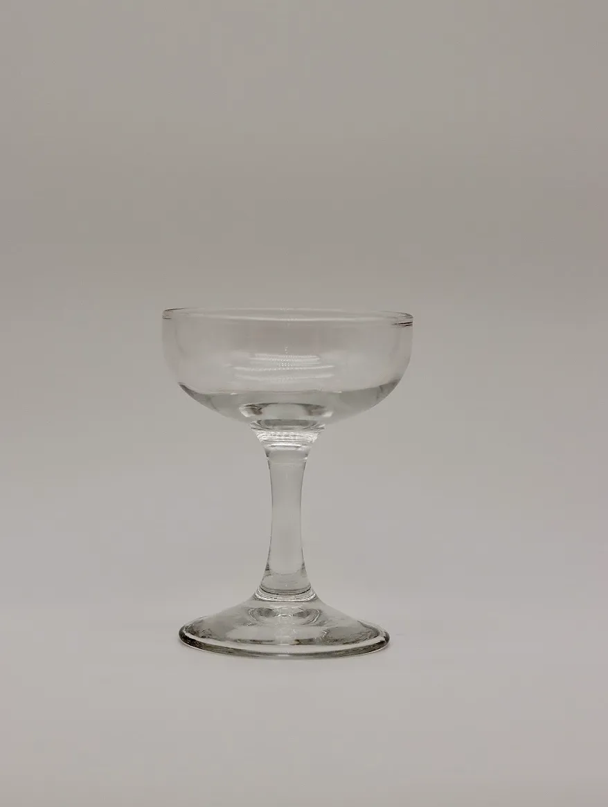 Flat Champagne Plain Stem 