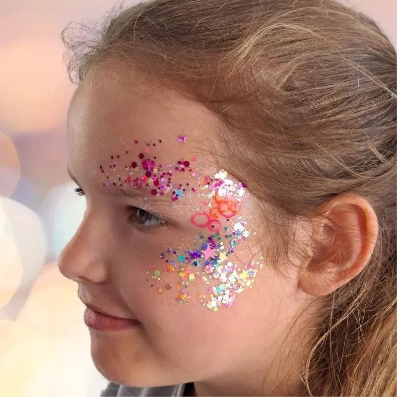 Glitter Face Art