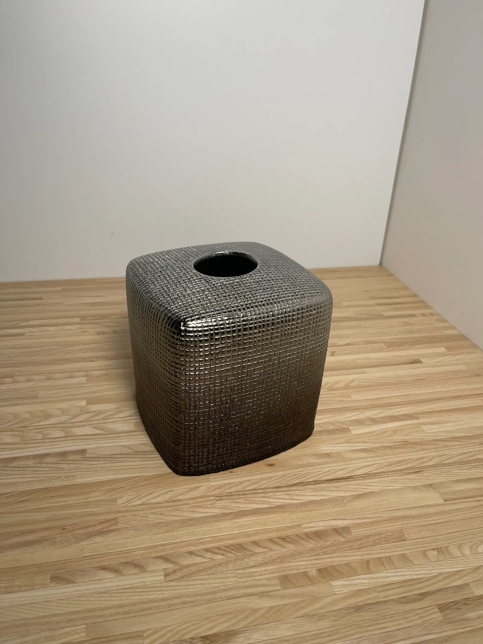 Tissue Box Silver 2