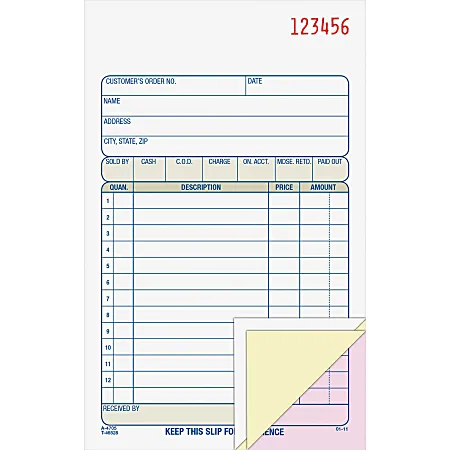 Sales Books - Assorted