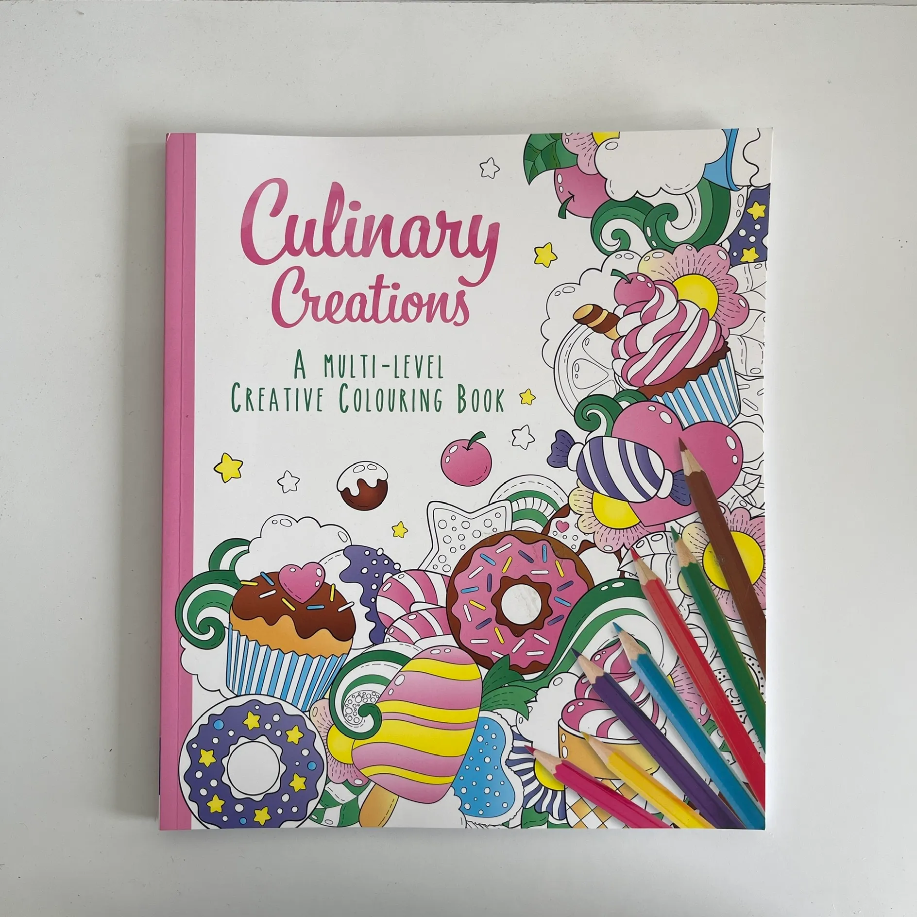 Culinary Themed Colouring Book