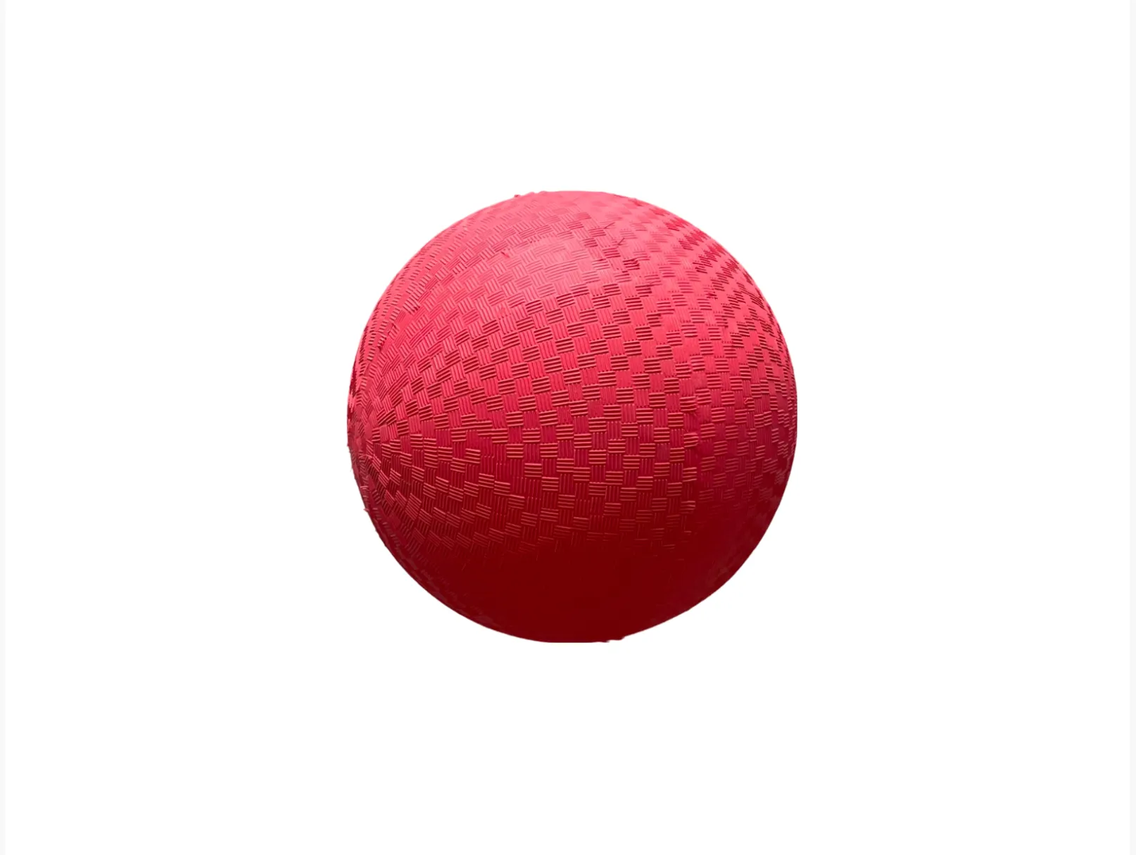Red Rubber Ball Medium w/ Blue Accent