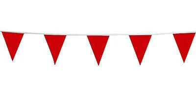 Pennant Banner - Red - 60ft
