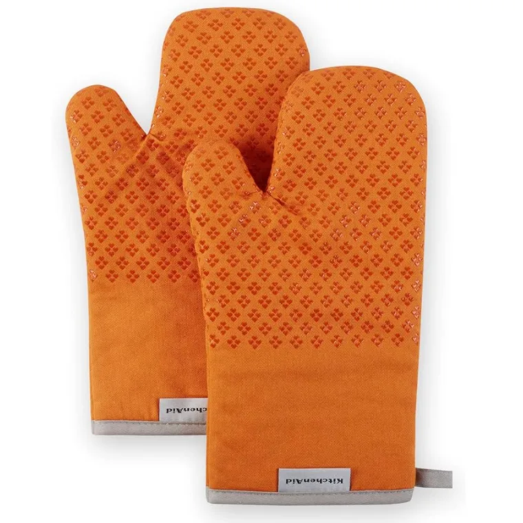 Oven Mitt - Orange - 2pc