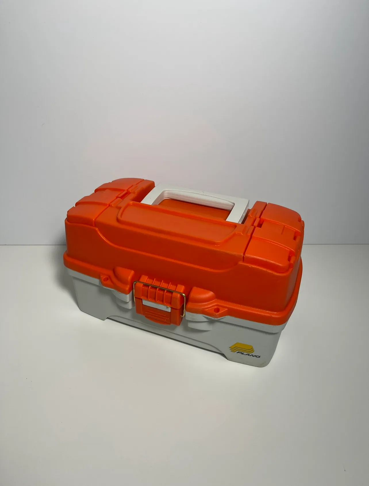 Tackle Box with Fishing Equipment - Orange