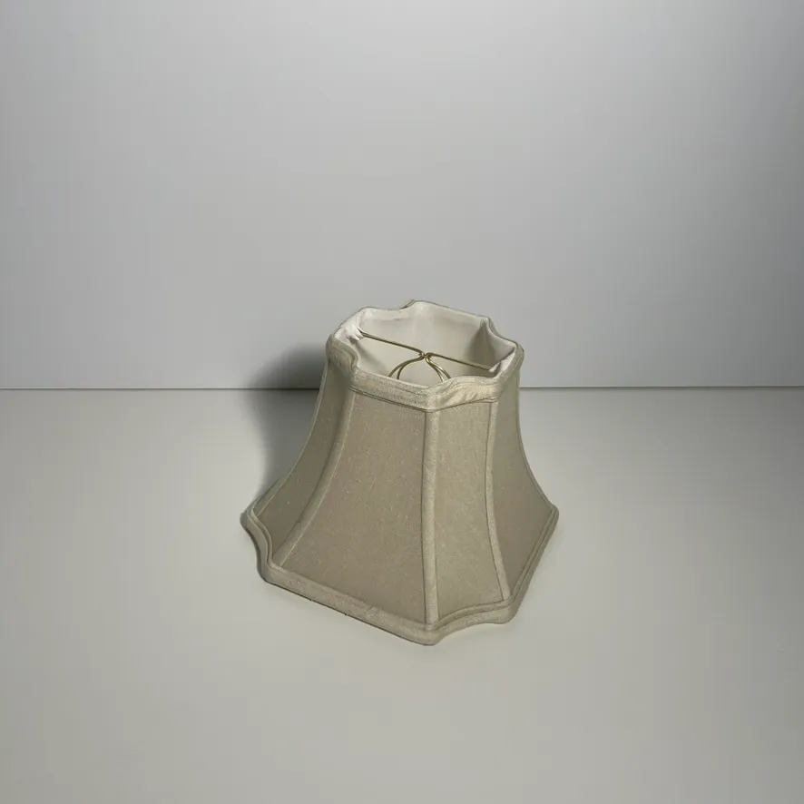 French Oval Lamp Shade - Eggshell