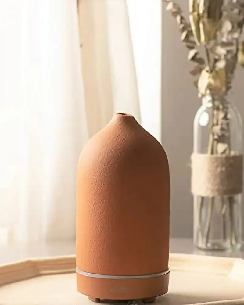 Ceramic Essential Oil Diffuser Brown