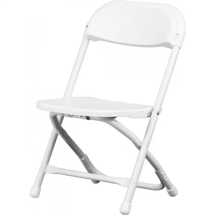 Kids White Folding Chair 