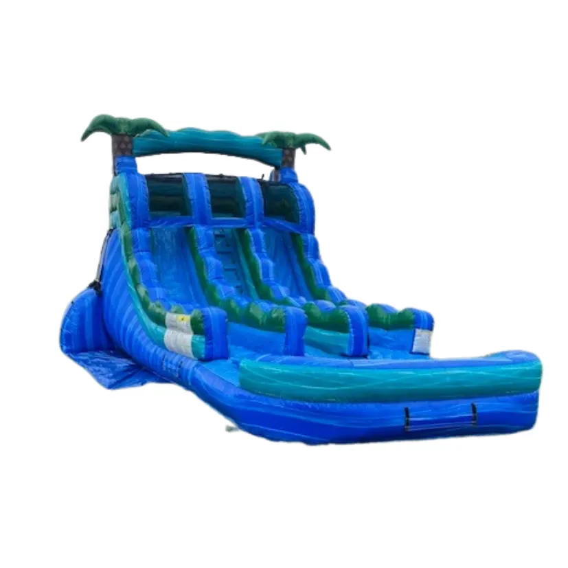 Island Drop Center Climb Water Slide Wet/Dry