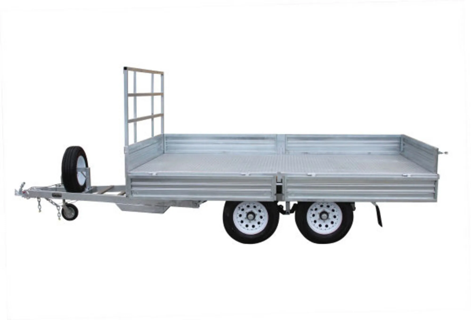 FOR SALE 14x7 Tandem Flat Top Trailer with Cage Dalby Trailers