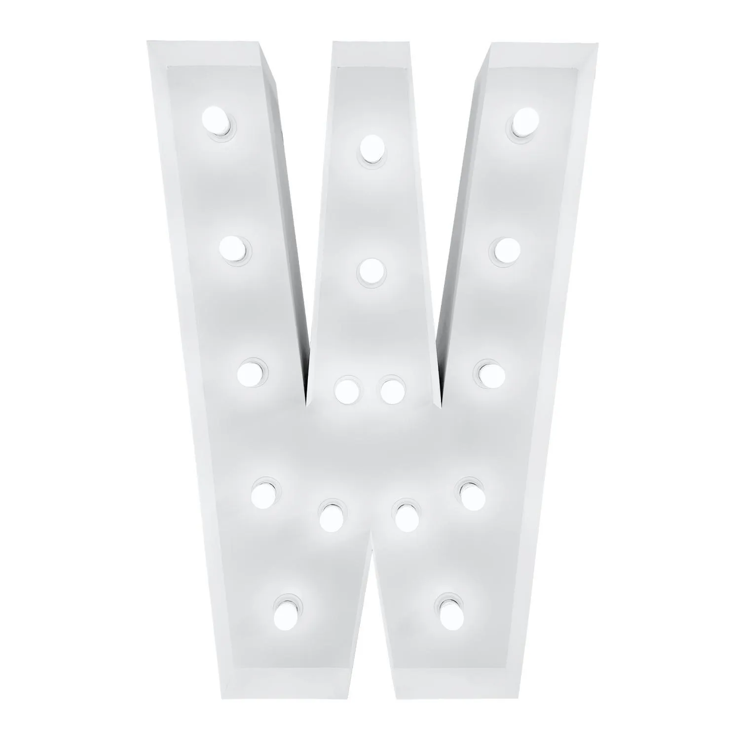 Marquee Letter - “W”