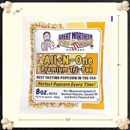 popcorn oil & Kernel All-in-One (8-Ounce)