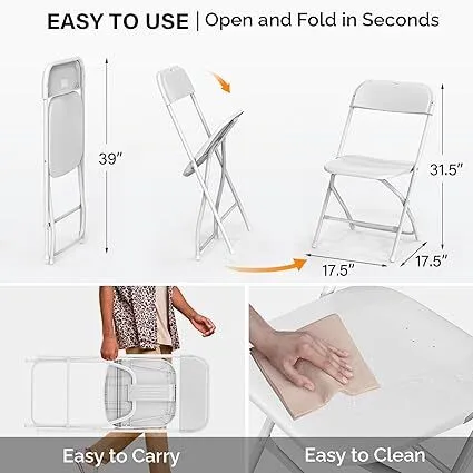 White Folding Chair
