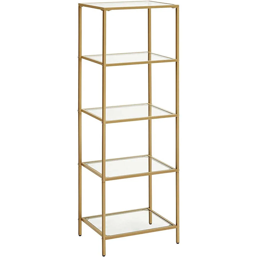 Party-Rental: Gold Shelving/Bookcase