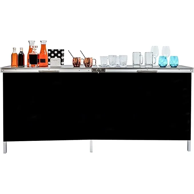 Party-Rental: XL Portable Black Bar